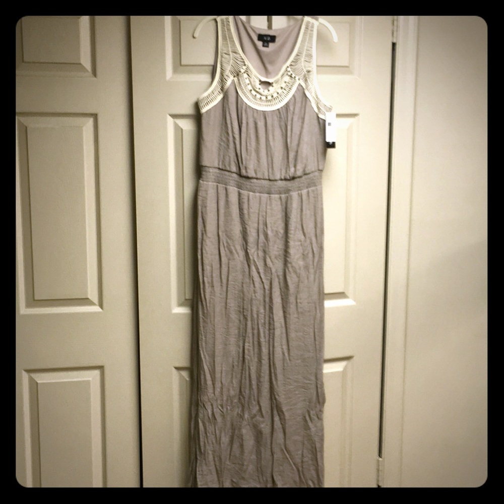 Agb maxi linen dress